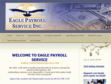 Tablet Screenshot of eaglepayroll.com